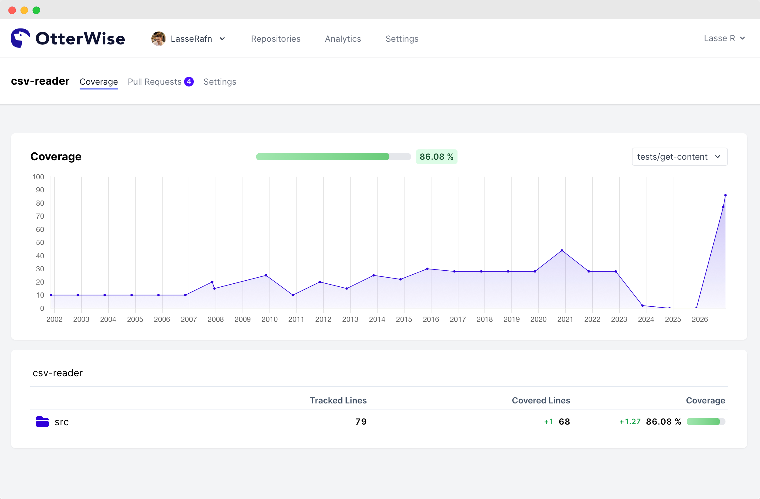OtterWise early alpha desktop